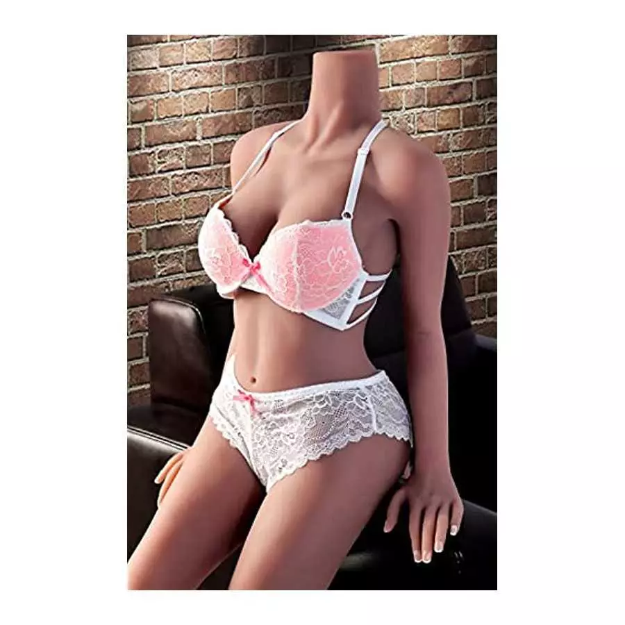 Life Full Size Sex Doll with Female Realistic Wheat Skin Pussy Ass Butt Torso Body Doll Adult Love Doll with Vagina Anal Small B