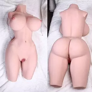 Daomo LB Sex Doll Male masturbator Female Molded Skeleton Torso with Big Breast Vaginal Butt and Flexible Leg Sex Toy, Lifelike 