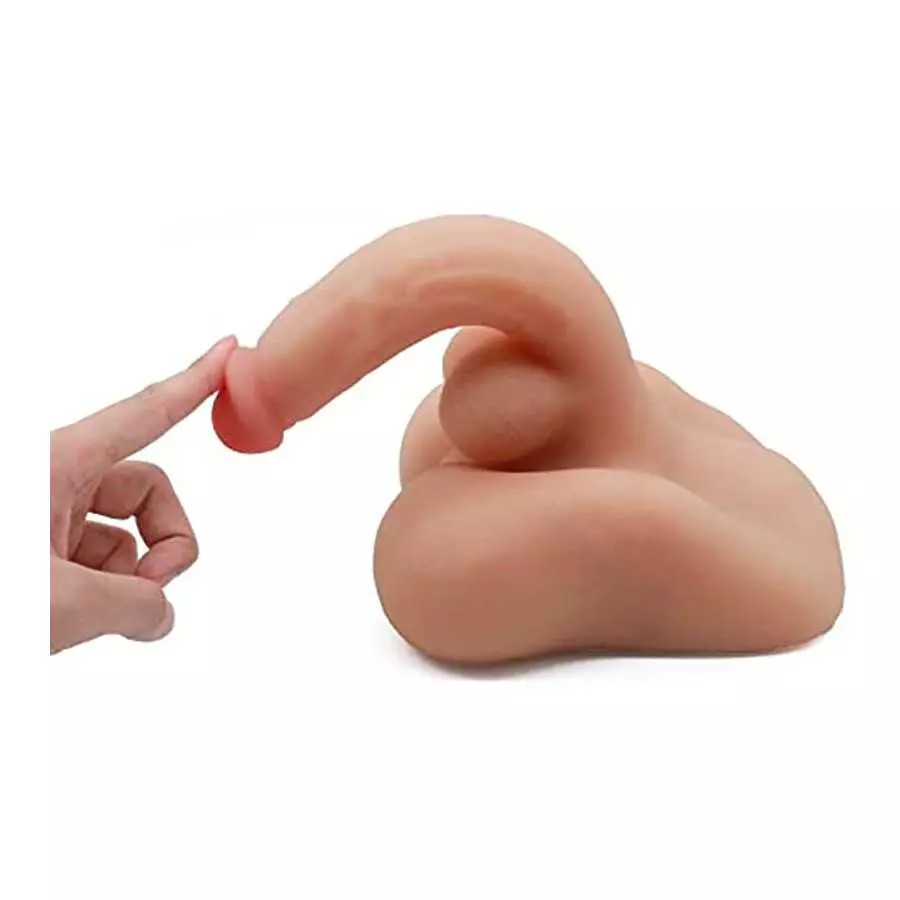 Daomo Female Sex Toy Realistic Dildo Sex Doll Male Torso Penis and Anal Doll,Realistic Dildo Sex Toy with Dual Channel and Flesh