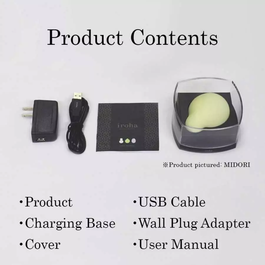 iroha YUKI Women Intimate Massager and Vibrator, Rechargeable Personal Sensual Water-Resistant Soft Silicone Toy, ihm-01,White,1