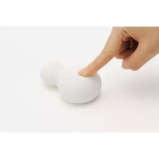 iroha YUKI Women Intimate Massager and Vibrator, Rechargeable Personal Sensual Water-Resistant Soft Silicone Toy, ihm-01,White,1