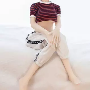 Scale Down Sex Doll TPE Full Body Torso Adult Real Love Dolls for Men Sex Self Pleasure 3D Hands Free Sex Toys with Flexible Met