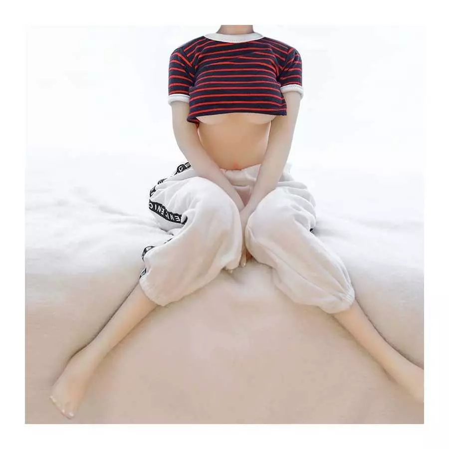 Scale Down Sex Doll TPE Full Body Torso Adult Real Love Dolls for Men Sex Self Pleasure 3D Hands Free Sex Toys with Flexible Met