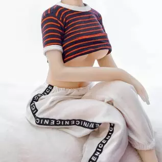 Scale Down Sex Doll TPE Full Body Torso Adult Real Love Dolls for Men Sex Self Pleasure 3D Hands Free Sex Toys with Flexible Met