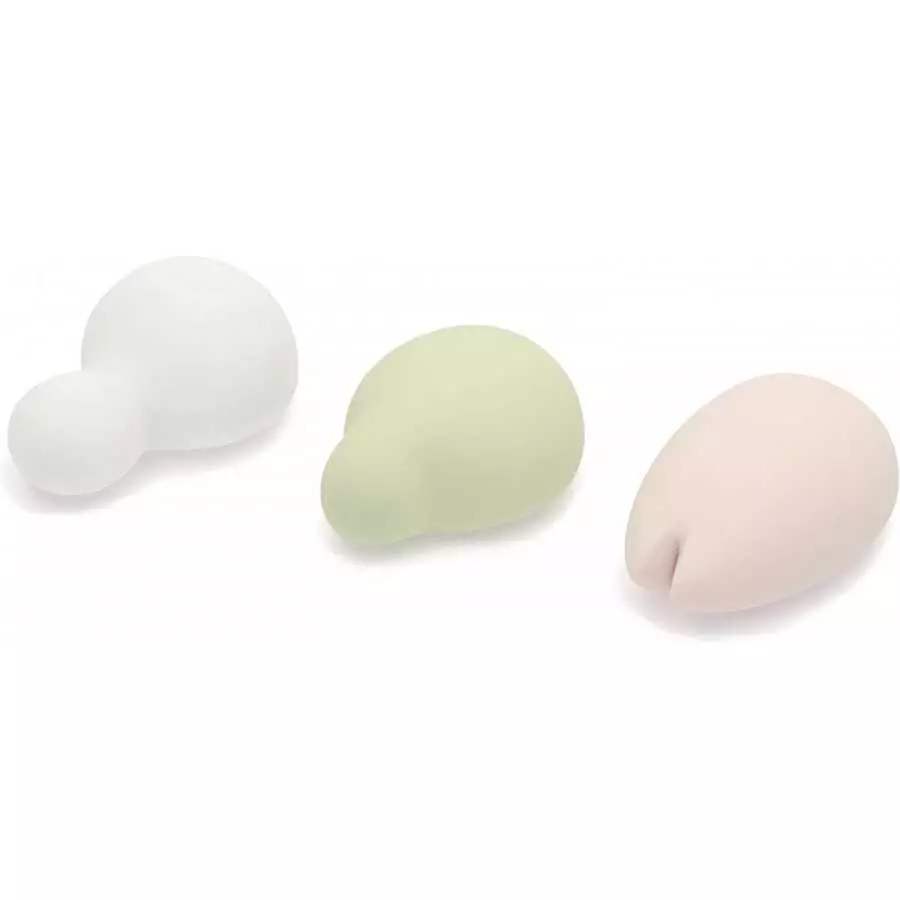 iroha YUKI Women Intimate Massager and Vibrator, Rechargeable Personal Sensual Water-Resistant Soft Silicone Toy, ihm-01,White,1