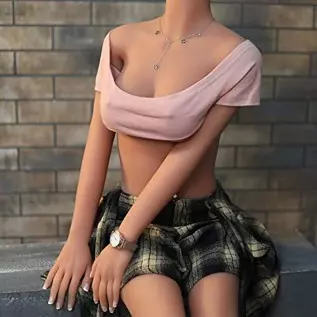 Realistic TPE Sex Doll Soft Silicone Male Sex Doll Wheaten Skin Female Torso Full Size Love Doll for Male Masturbation Real Sex 