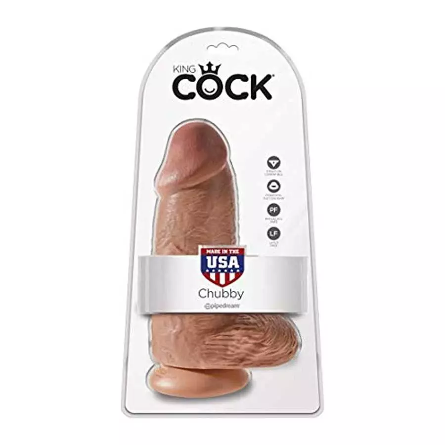 Pipedream Products King Cock Chubby, Tan, Tan