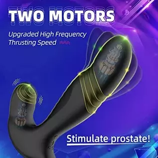 Anal Butt Plug Vibrator, Prostate Massager with 10 Vibration Modes for Male Pleasure, Remote Controlled Clitoris G Spot Stimulat Anal Butt Plug Vibrator, Prostate Massager with 10 Vibration Modes for Male Pleasure, Remote Controlled Clitoris G Spot Stimulat