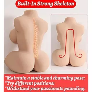 Sex Doll for Male Female Torso Silicone Sex Doll Love Doll Realistic Boobs Vagina Anus Pocket Pussy Sex Dolls with Legs Doll for