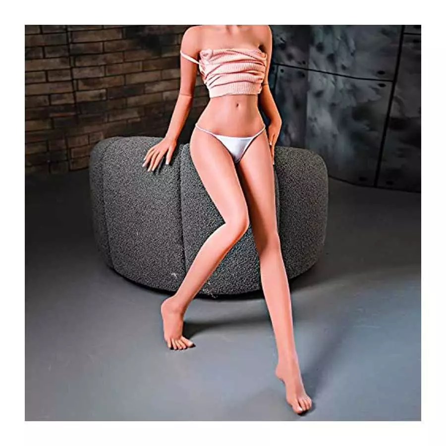 157CM Realistic TPE Sex Doll Soft Silicone Male Sex Doll Wheaten Skin Female Torso Full Size Love Doll for Male Masturbation Rea