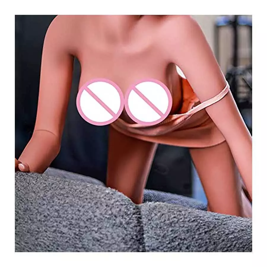 157CM Realistic TPE Sex Doll Soft Silicone Male Sex Doll Wheaten Skin Female Torso Full Size Love Doll for Male Masturbation Rea