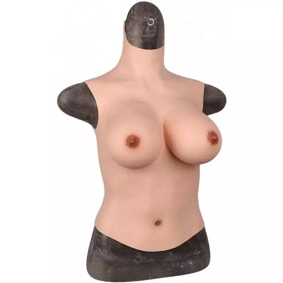 GaoYunQin Realistic No Oil Silicone Breast Form Fake Breastplates for Crossdressers Transgender Mastectomy Drag Queens Cosplay (