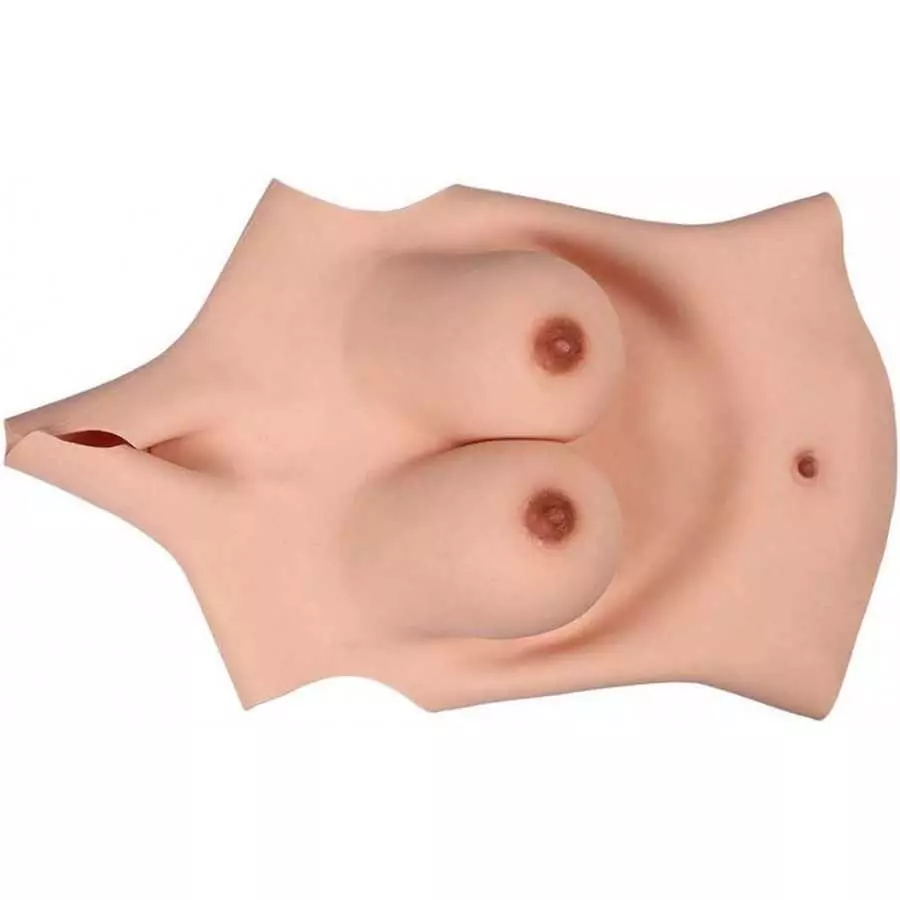 GaoYunQin Realistic No Oil Silicone Breast Form Fake Breastplates for Crossdressers Transgender Mastectomy Drag Queens Cosplay (