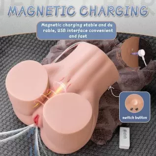 Sucking Vibrating Sex Doll Ass Male Masturbator, Jaspik 26.08lb Life-Size Female Torso Sex Doll with Vaginal and Anal, Auto-Clea Sucking Vibrating Sex Doll Ass Male Masturbator, Jaspik 26.08lb Life-Size Female Torso Sex Doll with Vaginal and Anal, Auto-Clea