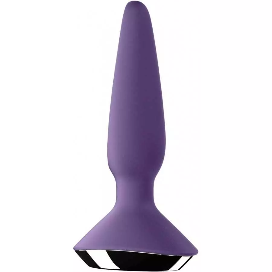 Satisfyer Plug-ilicious 1 Anal Vibrator with App Control - Vibrating Anal Plug, Butt Plug, Tapered Shape, Pointed Tip, Wide Base Satisfyer Plug-ilicious 1 Anal Vibrator with App Control - Vibrating Anal Plug, Butt Plug, Tapered Shape, Pointed Tip, Wide Base