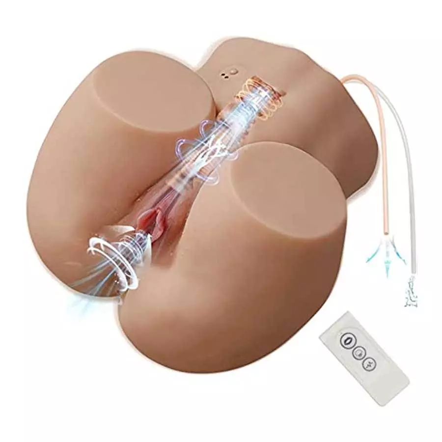 Automatic Sucking Vibrating Sex Doll Male Masturbator with 5 Modes, Realistic Female Sex Dolls Torso with Tight Vagina & Anal, 1 Automatic Sucking Vibrating Sex Doll Male Masturbator with 5 Modes, Realistic Female Sex Dolls Torso with Tight Vagina & Anal, 1