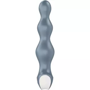 Satisfyer Lolli-Plug 2 Anal Vibrator - Vibrating Anal Plug, Round Shaped Beads with Increasing Diameter and Wide Base - Suitable Satisfyer Lolli-Plug 2 Anal Vibrator - Vibrating Anal Plug, Round Shaped Beads with Increasing Diameter and Wide Base - Suitable