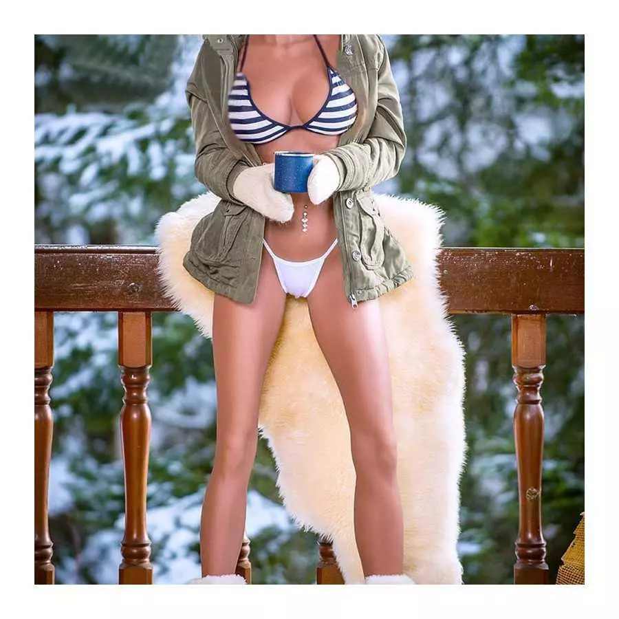 Silicone Sex Doll Life Size Female Sex Dolls Sex Sexy Doll Adult Toys for Men with Gel Filled Breasts Wheat Skin Women Torso Sex