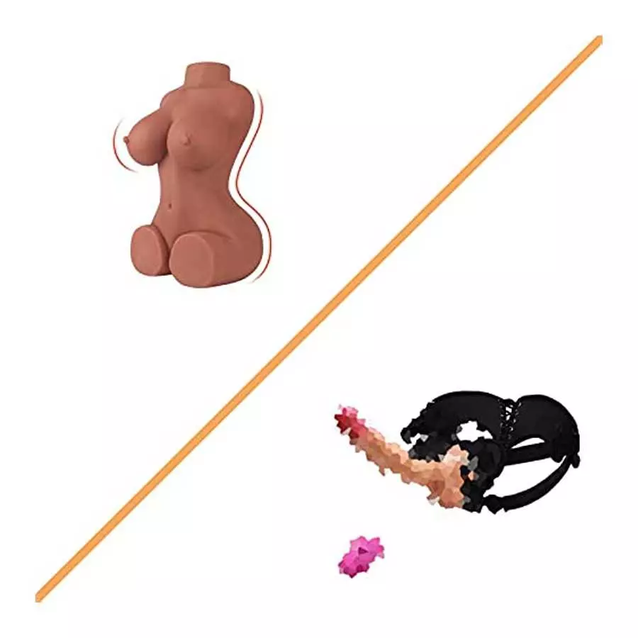 Vibration Realistic Silicone Dildo & 14LB Sex Doll