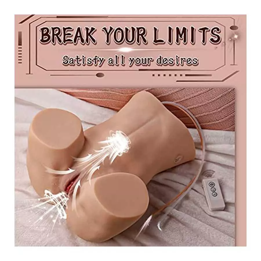 16.97LB Sex Doll for Men - Jaspik Automatic Sucking Vibrating Sex Doll Ass with auto-Cleaning Function, Lovely Female Sex Doll T