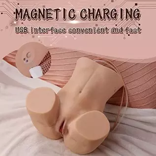 16.97LB Sex Doll for Men - Jaspik Automatic Sucking Vibrating Sex Doll Ass with auto-Cleaning Function, Lovely Female Sex Doll T