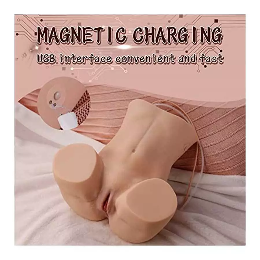 16.97LB Sex Doll for Men - Jaspik Automatic Sucking Vibrating Sex Doll Ass with auto-Cleaning Function, Lovely Female Sex Doll T