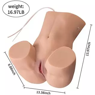 16.97LB Sex Doll for Men - Jaspik Automatic Sucking Vibrating Sex Doll Ass with auto-Cleaning Function, Lovely Female Sex Doll T