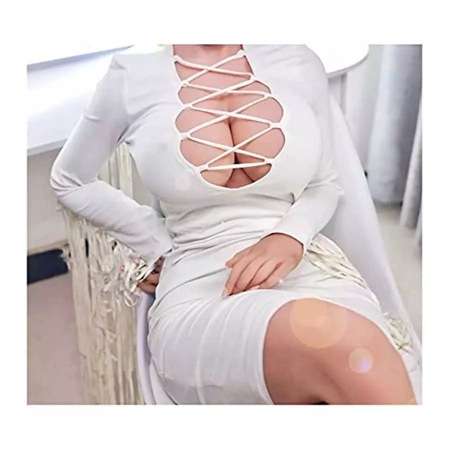 AILEGOOD 5.28FT Natural Colours Sex Doll Sex Dolls Silicone Doll Full Body Sex Life Size Men Full Body Doll Sexy with Feet Stand