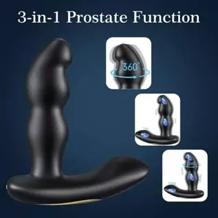 Anal Vibrator Prostate Massager,360° Rotating G-spot Vibrator with Remote,Anal Butt Plug with 7 Swing &7 Vibration Models Sex To Anal Vibrator Prostate Massager,360° Rotating G-spot Vibrator with Remote,Anal Butt Plug with 7 Swing &7 Vibration Models Sex To