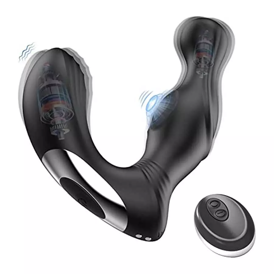 3 in 1 Prostate Massager Anal Vibrator, Thump Tapping Vibrating 7 Modes, Sex Toys Massager with Remote Contro, Silicone Waterpro 3 in 1 Prostate Massager Anal Vibrator, Thump Tapping Vibrating 7 Modes, Sex Toys Massager with Remote Contro, Silicone Waterpro