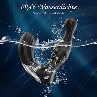 3 in 1 Prostate Massager Anal Vibrator, Thump Tapping Vibrating 7 Modes, Sex Toys Massager with Remote Contro, Silicone Waterpro