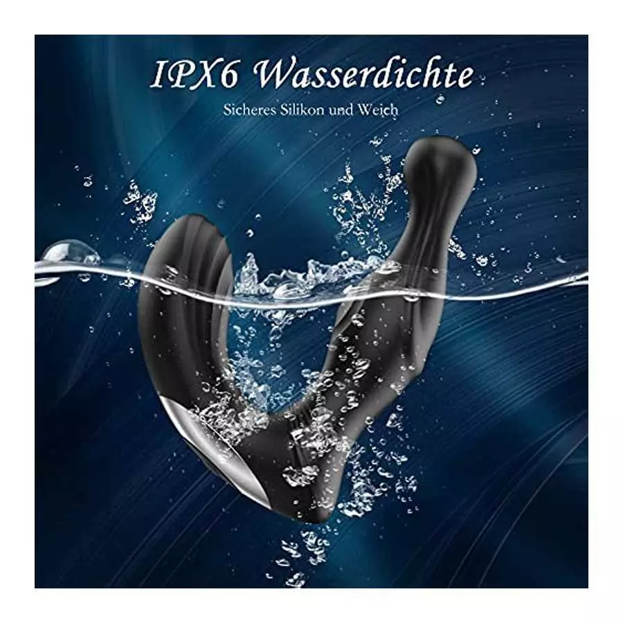 3 in 1 Prostate Massager Anal Vibrator, Thump Tapping Vibrating 7 Modes, Sex Toys Massager with Remote Contro, Silicone Waterpro