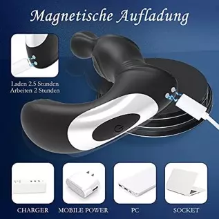 3 in 1 Prostate Massager Anal Vibrator, Thump Tapping Vibrating 7 Modes, Sex Toys Massager with Remote Contro, Silicone Waterpro