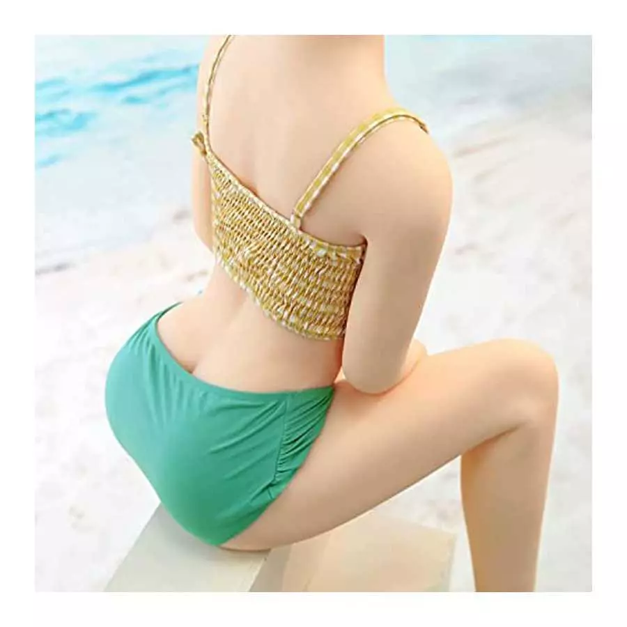 TPE Women Torso Full Size Sex Doll for Men with Skeleton Structure Full Arms Realistic Sex Doll with Boobs, Tight Vagina Anus Su