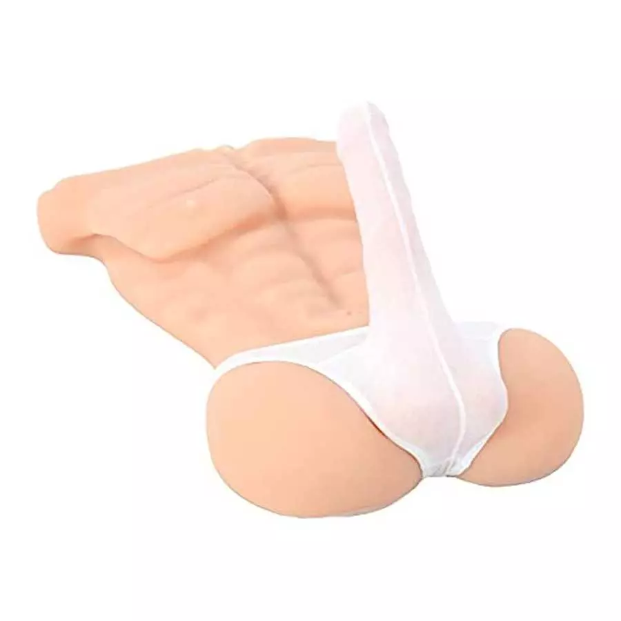 HUIJU Sex Doll Women Masturbator Realistic Big Butt Pocket Pussy Ass with Vagina Anal Sex Stroker, Male Body Torso Hip Adult Lov