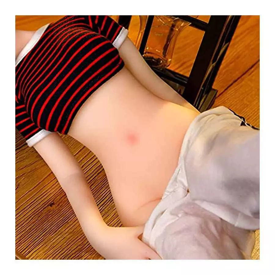 Sex Doll Torso Male Masturbator with Realistic 3D Texture Tight Vagina Adult Sex Toy 4.4lbs Real Full Body Lifelike TPE Solid Lo
