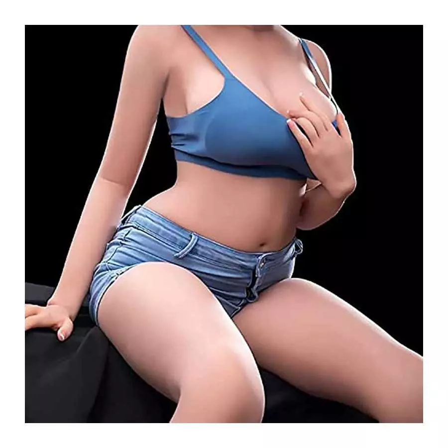 5 Ft Full Body Sex Doll Sex Dolls for Men Sex dollsforman Full Size TPE Solid Silicone Sex Dolls with Standing Feet Built-in Met