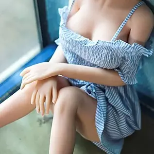 Silicone Doll Male Sex Doll Female Sex Doll TPE with Skeleton Structure Full Arm Torso Realistic Sex Doll Small Chest Tight Vagi