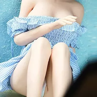 Silicone Doll Male Sex Doll Female Sex Doll TPE with Skeleton Structure Full Arm Torso Realistic Sex Doll Small Chest Tight Vagi