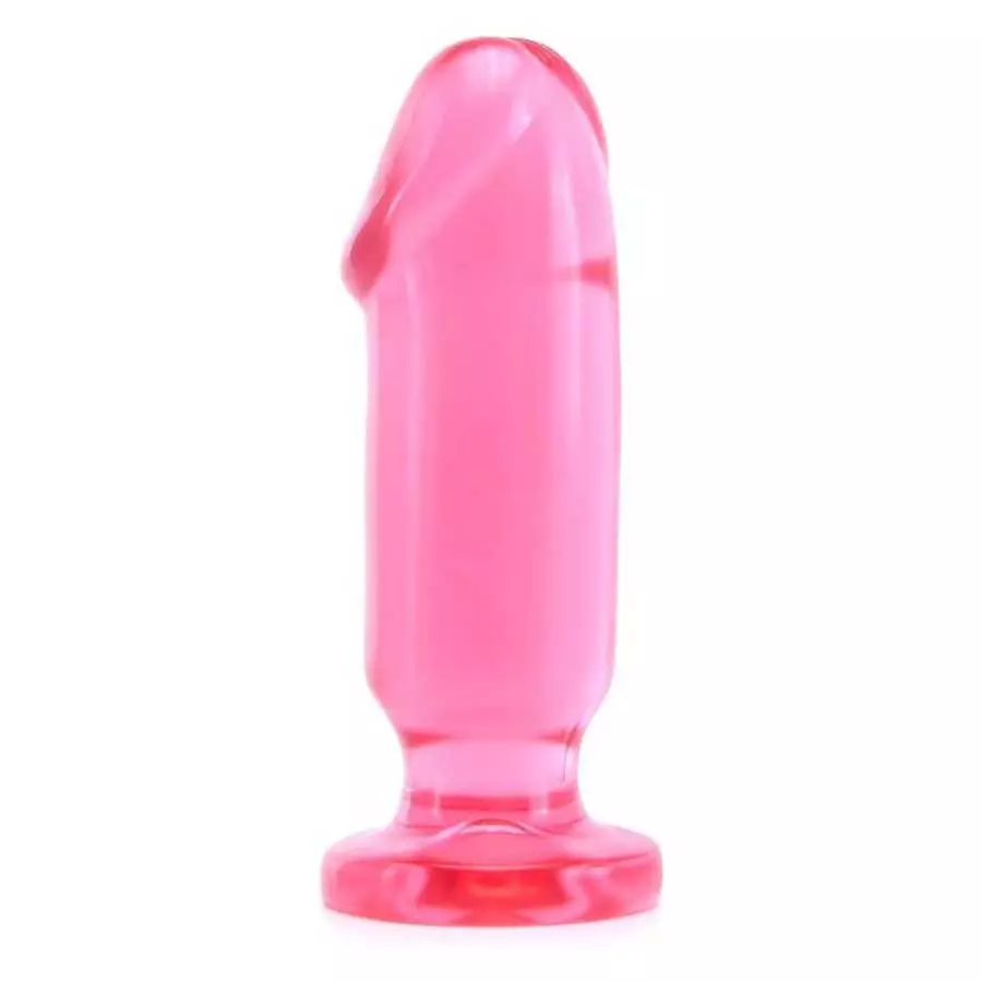 Doc Johnson Crystal Jellies - Anal Initiation Kit - Small-Medium-Large - Slim Tip for Easy Insertion - Flared Suction Cup Base -