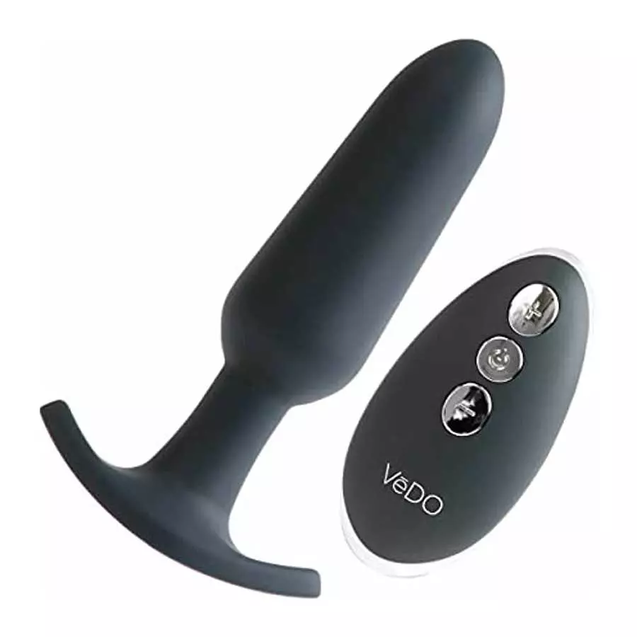 VeDO Bump Plus Rechargeable Anal Vibe With Remote Control (Jet Black) VeDO Bump Plus Rechargeable Anal Vibe With Remote Control (Jet Black)