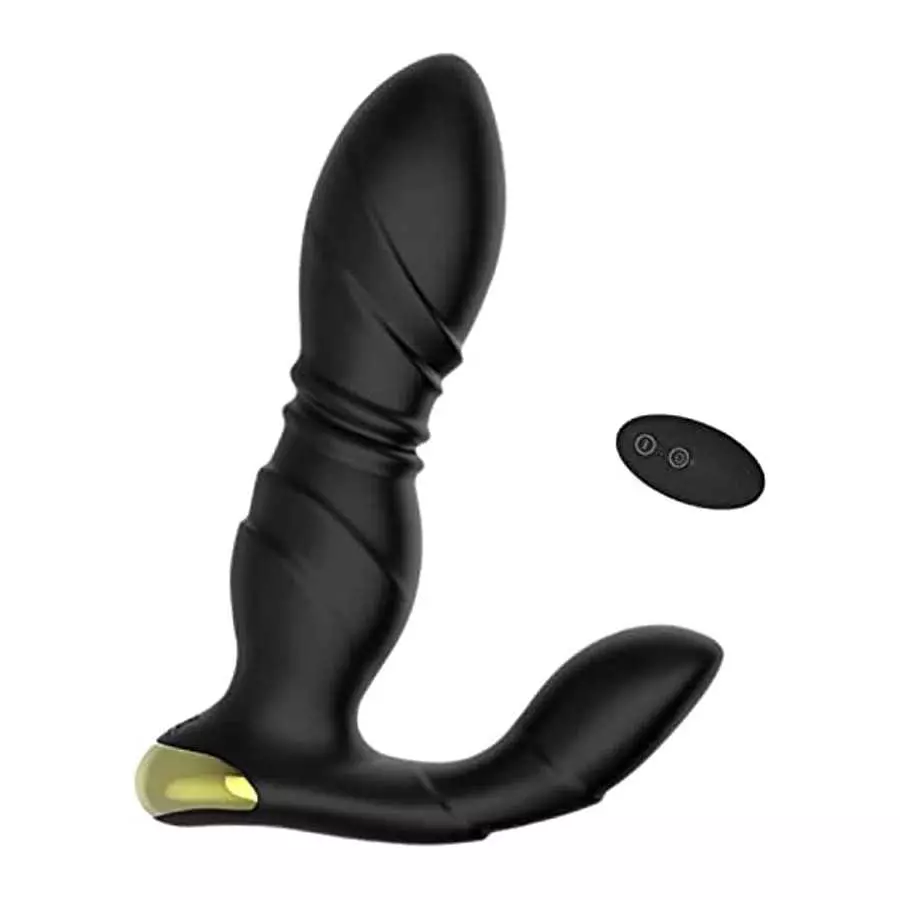 Prostate Massager Anal Vibrator-Thrusting Vibrating 7 Modes for Anal Plug Waterproof with Remote Contro Anal Sex Toys P Sport Ma Prostate Massager Anal Vibrator-Thrusting Vibrating 7 Modes for Anal Plug Waterproof with Remote Contro Anal Sex Toys P Sport Ma