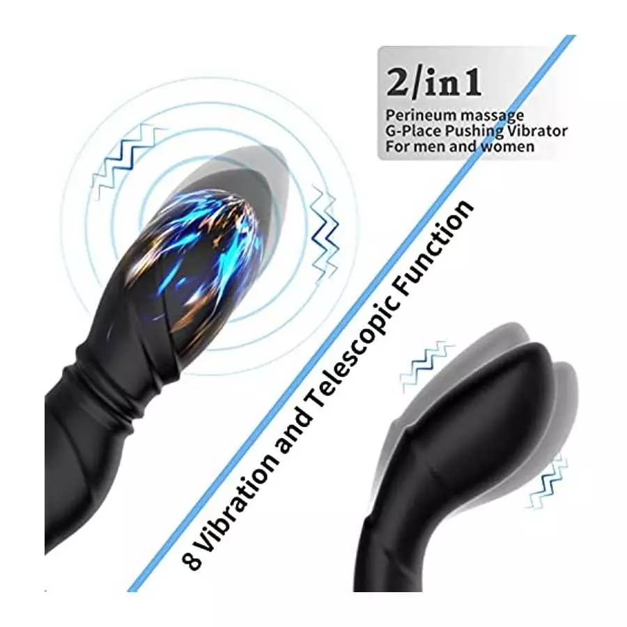 Prostate Massager Anal Vibrator-Thrusting Vibrating 7 Modes for Anal Plug Waterproof with Remote Contro Anal Sex Toys P Sport Ma