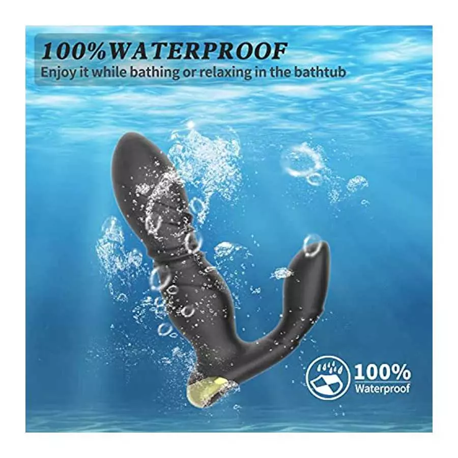 Prostate Massager Anal Vibrator-Thrusting Vibrating 7 Modes for Anal Plug Waterproof with Remote Contro Anal Sex Toys P Sport Ma