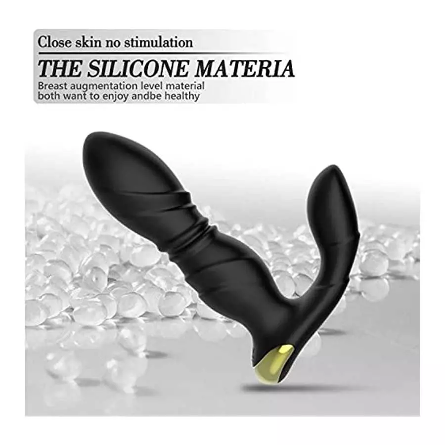 Prostate Massager Anal Vibrator-Thrusting Vibrating 7 Modes for Anal Plug Waterproof with Remote Contro Anal Sex Toys P Sport Ma