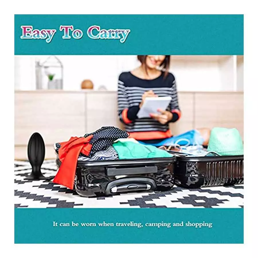 Vibrating Butt Plug, Silicone Rechargeable Anal Vibrator with Remote Control 6 Vibration Modes Waterproof Anal Sex Toys for Men,