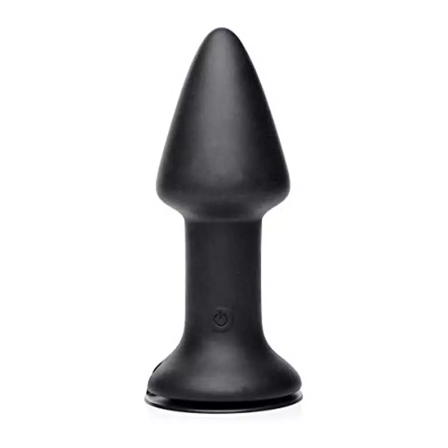 Master Series Mega Spade 10x Vibrating Silicone Plug, Extra Large