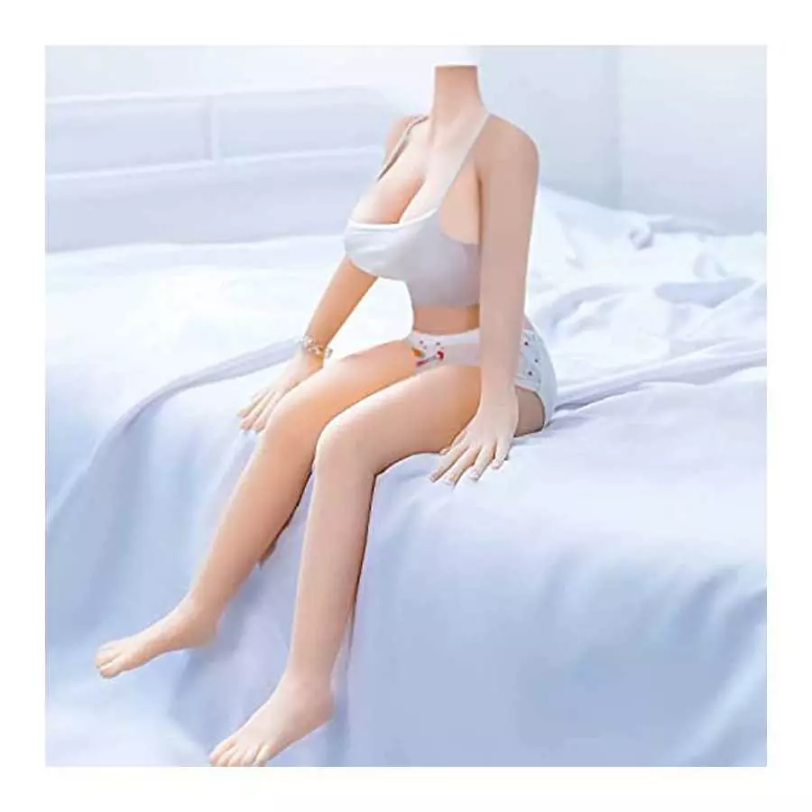 Realistic Natural Color Sex Doll Flexible Body and Legs, Tight Vagina Anus Adult Small Full Body Sex Love Doll Solid Male Mastur