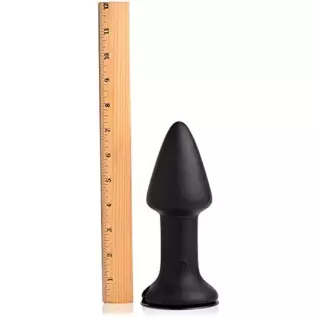 Master Series Mega Spade 10x Vibrating Silicone Plug, Extra Large