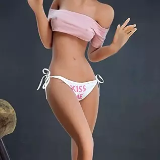 Soft TPE Silicone Sex Dolls Lifelike Sex Dolls Realistic Adult Women Torso Tan Skin Love Doll Life Size for Men Built in Metal S